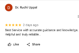 "Satisfied customer testimonial for CA and tax consultancy services"